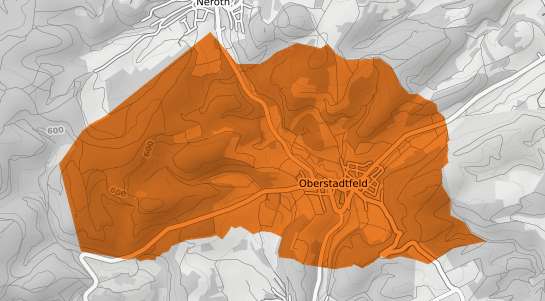 Mietspiegelkarte Oberstadtfeld