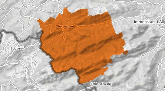 Mietspiegelkarte Oberstaufen