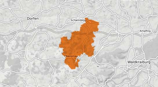 Mietspiegelkarte Obertaufkirchen