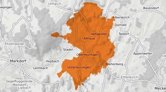 Mietspiegelkarte Oberteuringen