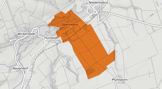 Mietspiegelkarte Obertrebra