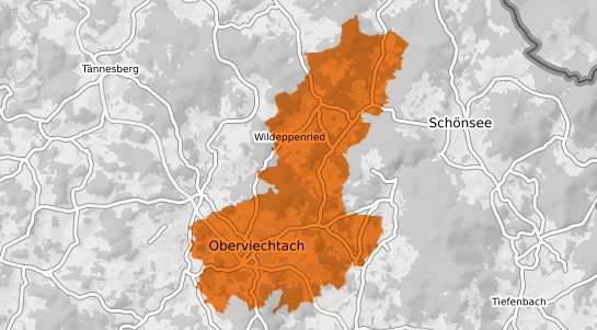 Mietspiegelkarte Oberviechtach