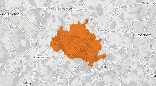 Mietspiegelkarte Obing