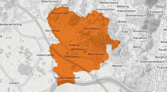 Mietspiegelkarte Offenberg