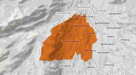 Mietspiegelkarte Ofterschwang