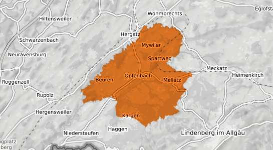 Mietspiegelkarte Opfenbach