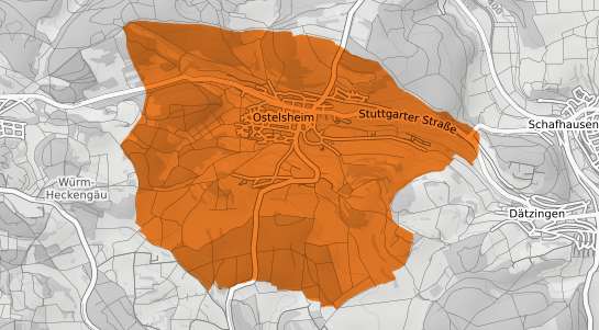 Mietspiegelkarte Ostelsheim