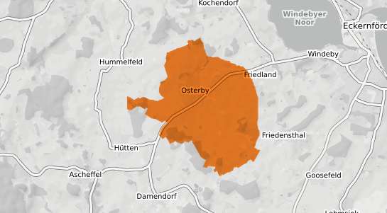 Mietspiegelkarte Osterby b. Eckernfoerde