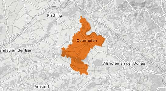 Mietspiegelkarte Osterhofen Niederbayern