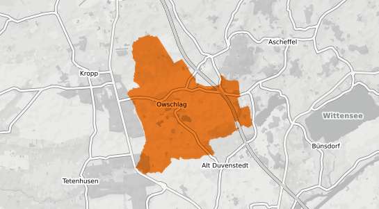 Mietspiegelkarte Owschlag