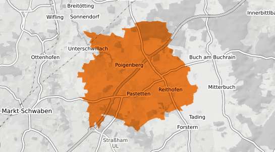 Mietspiegelkarte Pastetten