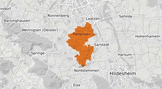 Mietspiegelkarte Pattensen b. Hannover