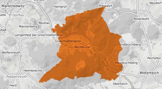 Mietspiegelkarte Pechbrunn