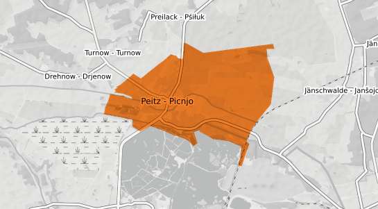 Mietspiegelkarte Peitz