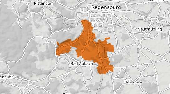 Mietspiegelkarte Pentling