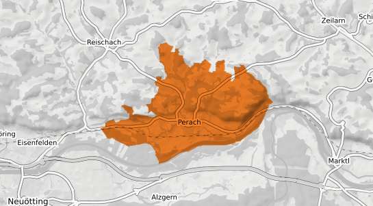 Mietspiegelkarte Perach Kr. Altoetting