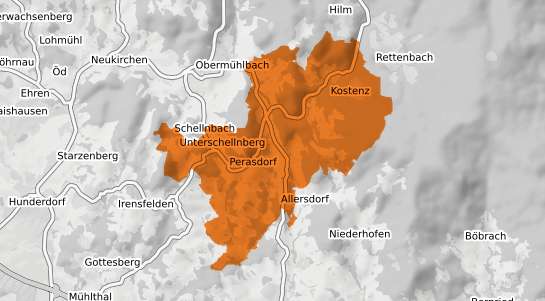 Mietspiegelkarte Perasdorf