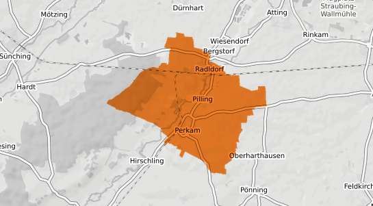 Mietspiegelkarte Perkam