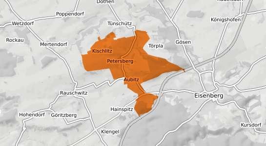 Mietspiegelkarte Petersberg Kr. Fulda