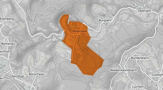 Mietspiegelkarte Peterslahr