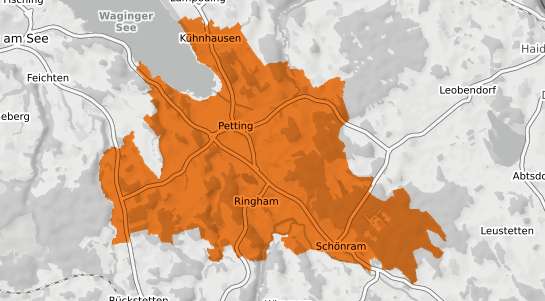 Mietspiegelkarte Petting