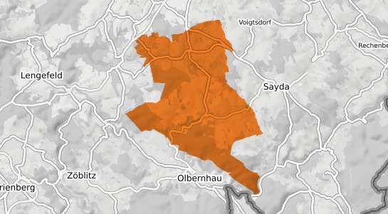 Mietspiegelkarte Pfaffroda b. Olbernhau