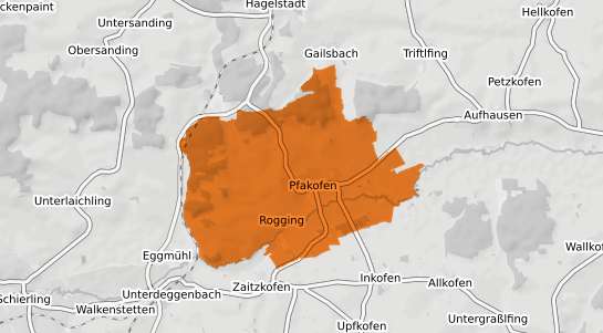 Mietspiegelkarte Pfakofen