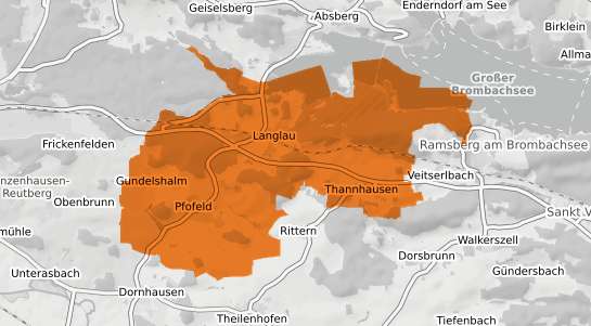 Mietspiegelkarte Pfofeld