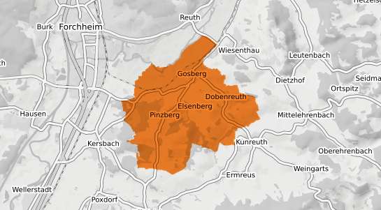 Mietspiegelkarte Pinzberg