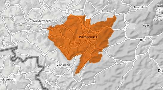 Mietspiegelkarte Pirmasens