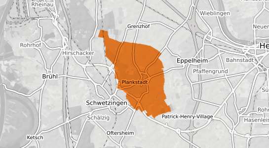 Mietspiegelkarte Plankstadt
