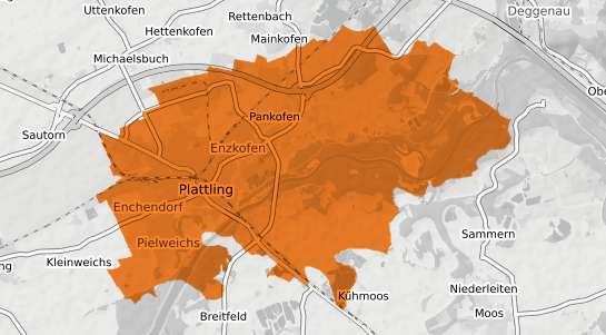 Mietspiegelkarte Plattling