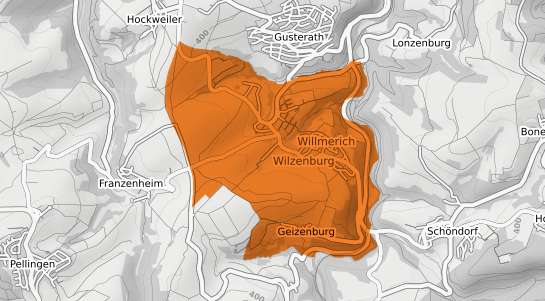 Mietspiegelkarte Pluwig