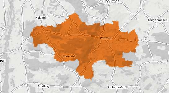 Mietspiegelkarte P&ouml;ttmes