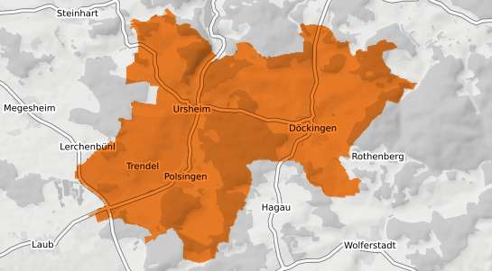 Mietspiegelkarte Polsingen