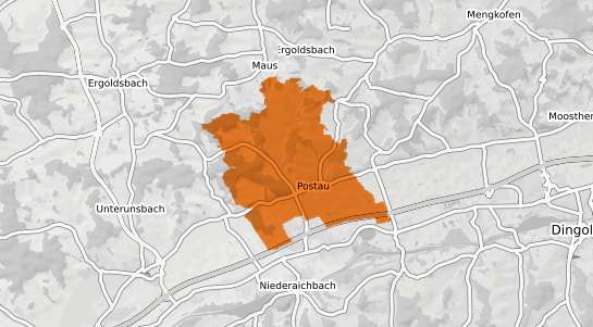 Mietspiegelkarte Postau