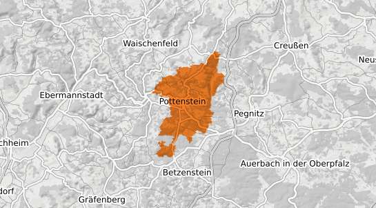Mietspiegelkarte Pottenstein Oberfranken