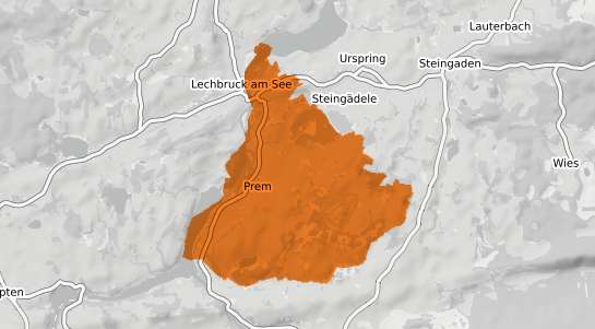 Mietspiegelkarte Prem Oberbayern