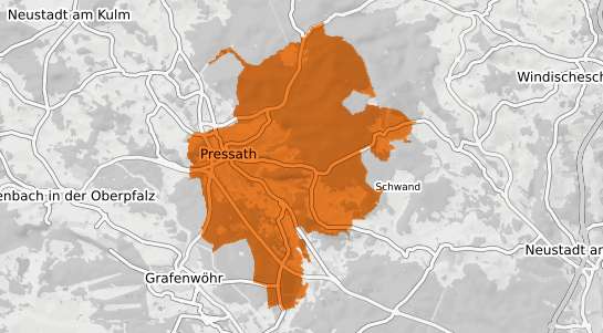 Mietspiegelkarte Pressath