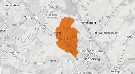 Mietspiegelkarte Prisdorf
