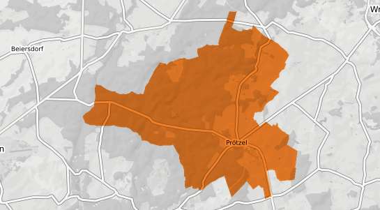 Mietspiegelkarte Proetzel