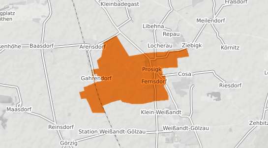 Mietspiegelkarte Prosigk