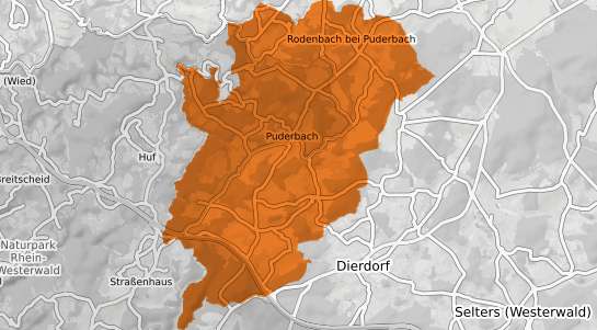 Mietspiegelkarte Puderbach Westerwald