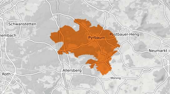 Mietspiegelkarte Pyrbaum