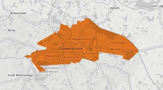 Mietspiegelkarte Quakenbrück