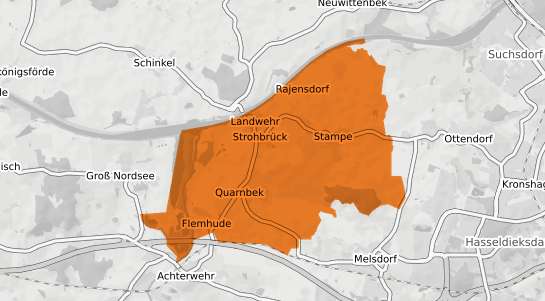 Mietspiegelkarte Quarnbek