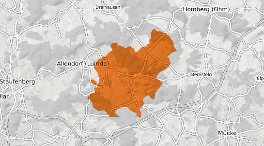 Mietspiegelkarte Rabenau Hessen