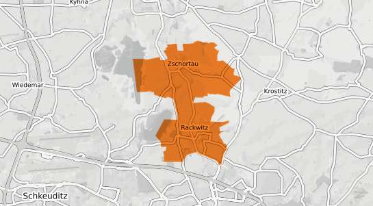 Mietspiegelkarte Rackwitz