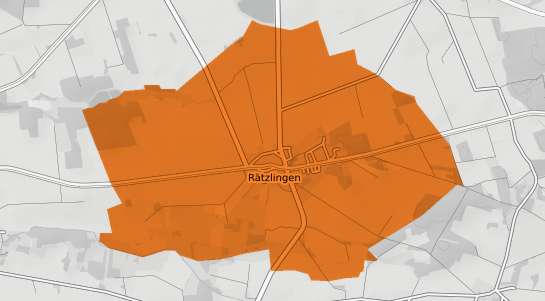 Mietspiegelkarte Raetzlingen Kr. Uelzen