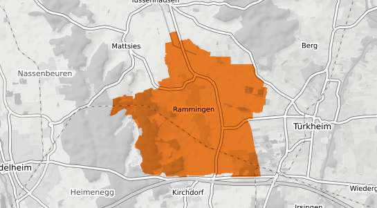Mietspiegelkarte Rammingen (W&uuml;rttemberg) Schwaben